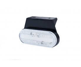 LD 2773 Габаритно-контурный фонарь NEON HOR 123 12 LED с отражателем с кронштейном белый 2функции: позиционный перед/светоотражатель 52773 LD 2773 Габаритно-контурный фонарь NEON HOR 123 12 LED с отражателем с кронштейном белый 2функции: позиционный перед/светоотражатель 52773